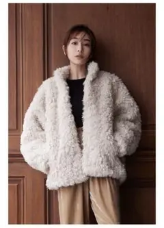 【タグ付き】CURL FUR SHORT COAT
