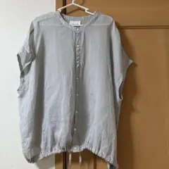 solamonat poche(ソラモナポッシェ) ラミーシャツ　ライトグレー