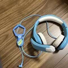 ベネッセ　子どもチャレンジ　ライトブルー ヘッドセット