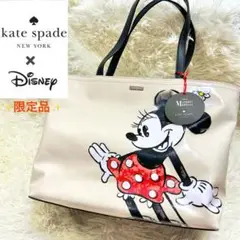 ✨美品✨ ミニー x Katespade レザー混 トートバッグ A4 肩がけ可