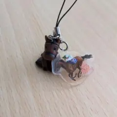 アイドルホースミニコレクション　エフフォーリア　ストラップ