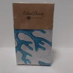 シングルボックスシーツ 貝殻　シェル模様