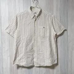 LACOSTE ラコステ　半袖シャツ　ストライプ　4サイズ　T1