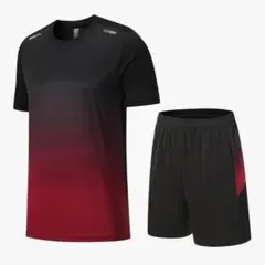 【新品】メンズ スポーツウェア サイズXL 上下セット 半袖 半ズボン 夏用
