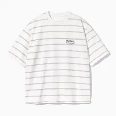 M / ENNOY PANEL BORDER S/S T-SHIRT WHITE