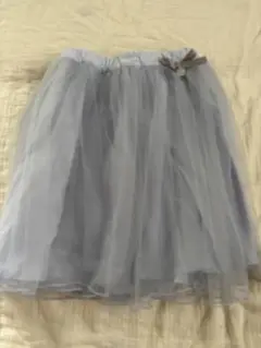 petitmain チュールスカート リボン付き 120センチ