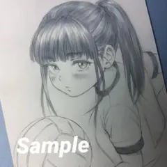 手描きイラスト 少女 オリジナル クラスマッチ