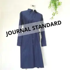 ジャーナルスタンダード シャツワンピース ストライプ