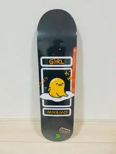 台湾製無地黒デッキテープ付きGIRL ガール　8.0デッキ ハローキティ