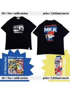 overprint MILK Tee「MIRACLE MILK」