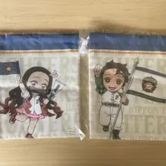 鬼滅の刃 北海道日本ハムファイターズ 巾着袋セット