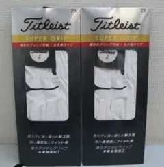 ●Titleist SUPER GRIP ゴルフグローブ 未使用 23