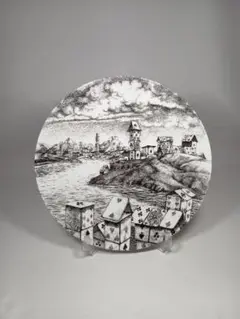 フォルナセッティ FORNASETTI プレート 飾り皿 壁掛け アンティーク FORNASETTI （フォルナセッティ ） 壁掛けプレート