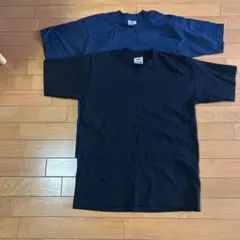PRO CLUBネイビー Tシャツ Mサイズ 2枚セット
