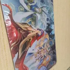 遊戯王 粛声なる竜神 サフィラ プレイマット プレマ the Drag d9I5 遊戯王 公式 WCQ 2024 粛声なる竜神サフィラ プレイマット 北米