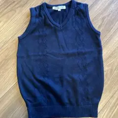 マムエモア 男の子ベスト ネイビー