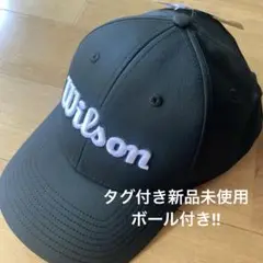 ウィルソン　ゴルフキャップ　タグ付き　新品未使用　ゴルフボール付き