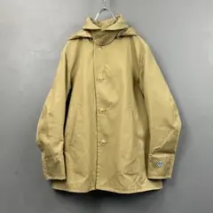 オーシバル コットンボンディングシングルピーコート ジャケット ベージュ 4