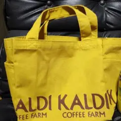 未使用♡KALDI　バッグ　イエロー