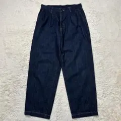 ADAM ET ROPÉ 2タック ワイドデニム ダークブルー Mサイズ