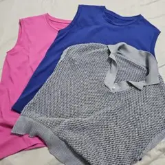 【美品】hunch ノースリーブ 3点セット