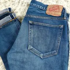 DENIME 42TALON 赤耳 ハチノス セルビッチ ストレートデニム 34
