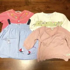 女の子 カーディガン ワンピース セット