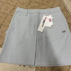 新品マスターバニー水色 チェック柄 スカート 0