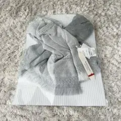 伊織 ストール リバーシブルウール グレー