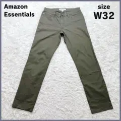 Amazon Essentials ツイルパンツ ストレートフィット W32