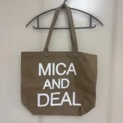 MICA AND DEAL ブラウン トートバッグ
