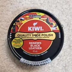 KIWI キウイ SHOE POLISH シューポリッシュ 缶 黒 50ml