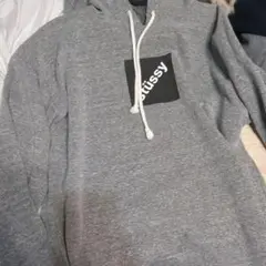 Stüssy グレー パーカー S