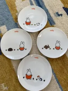 ミッフィー フジパン お皿 4枚セット