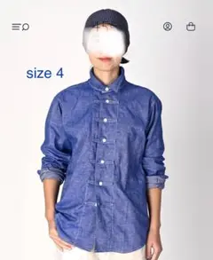 45R 起毛タイプのエイトノットシャツ サイズ4