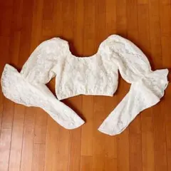 BANUROSA レースチョリ 白 バヌロサ