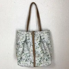 HusHusHフラワープリント トートバッグ