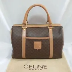 美品 CELINE マカダム柄 ハンドバッグ