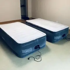 INTEX シングルサイズ エアーベッド 2台セット