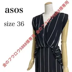 エイソス◎カシュクール サイドドレープデザイン スリットタイトドレスワンピース