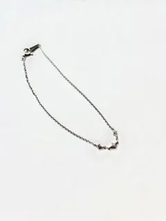 【美品】agete K18WGダイアモンドブレスレット 希少