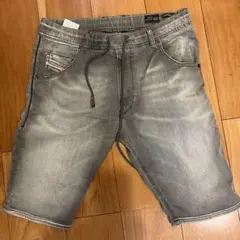 DIESEL KROSHORT ジョグジーンズ　デニムショートパンツ30ブラック
