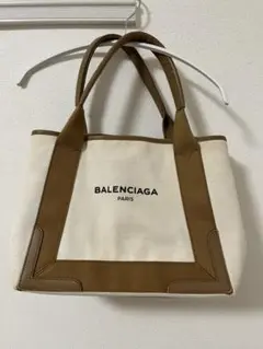 BALENCIAGA バレンシアガ ネイビーカバスS