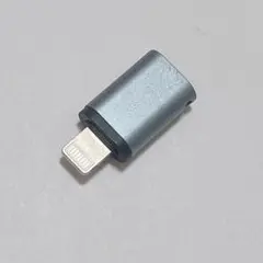 アダプター タイプC ライトニング グレー type c lightning