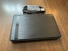1TB容量ポータブルタイプ外付けHDDブラック動作良好USB3.0対応