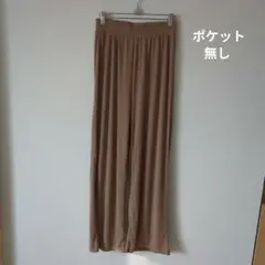 セミワイドパンツ XXL ピンクっぽいベージュ