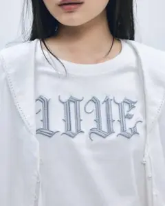 tanakadaisuke KIRAKIRA LOVE mini T-shirt