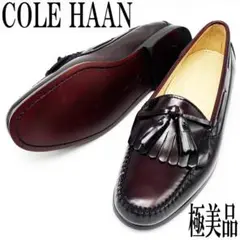 【極美品】COLE HAAN タッセルローファー 10.5D 革靴 バーガンディ
