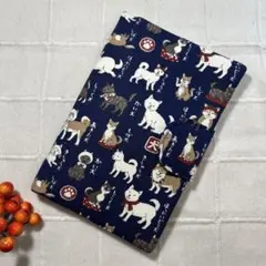 犬柄　お薬手帳ケース　犬図鑑　柴犬