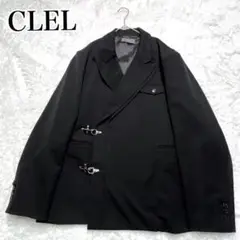 CLELファイヤーマンフック ダブルラペル テーラードジャケット モード